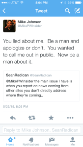 PWInsider's Mike Johnson spars on Twitter with PW Torch's Sean Radican