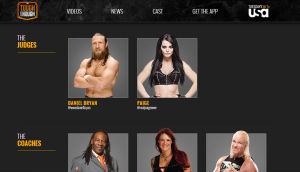 Tough Enough page after Hogan was removed